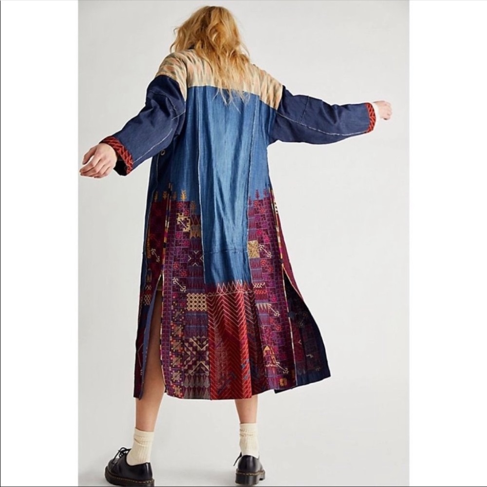 Free people Indigo Dreams jacket duster